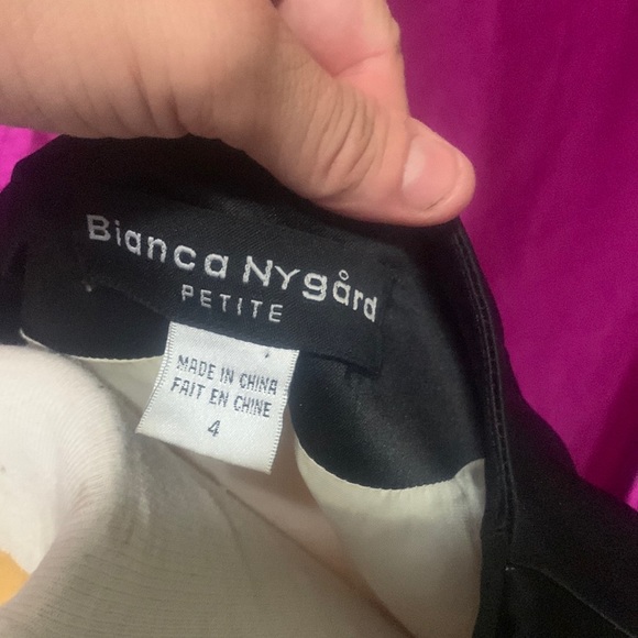 Bianca Nygård size 4, short cream and black jacket. Snap buttons. Mint con - Picture 3 of 8